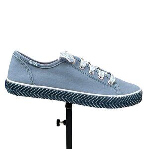 Keds Little Girls Casual Sneakers‎ Size 12.5 Blue Messaging Denim Low Top Shoes